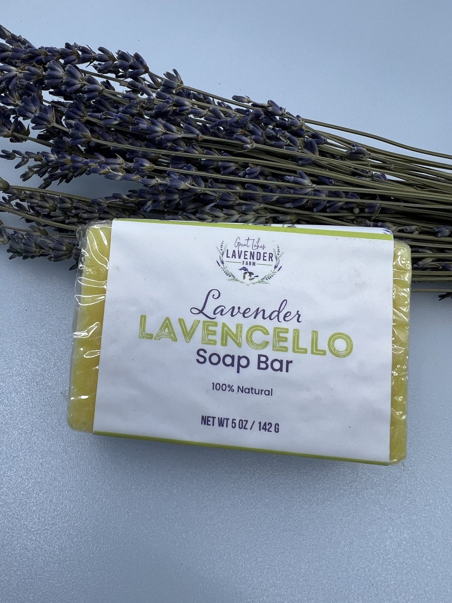 Lavender Lavencello Soap Bar - Handmade Cold Process - 5 oz