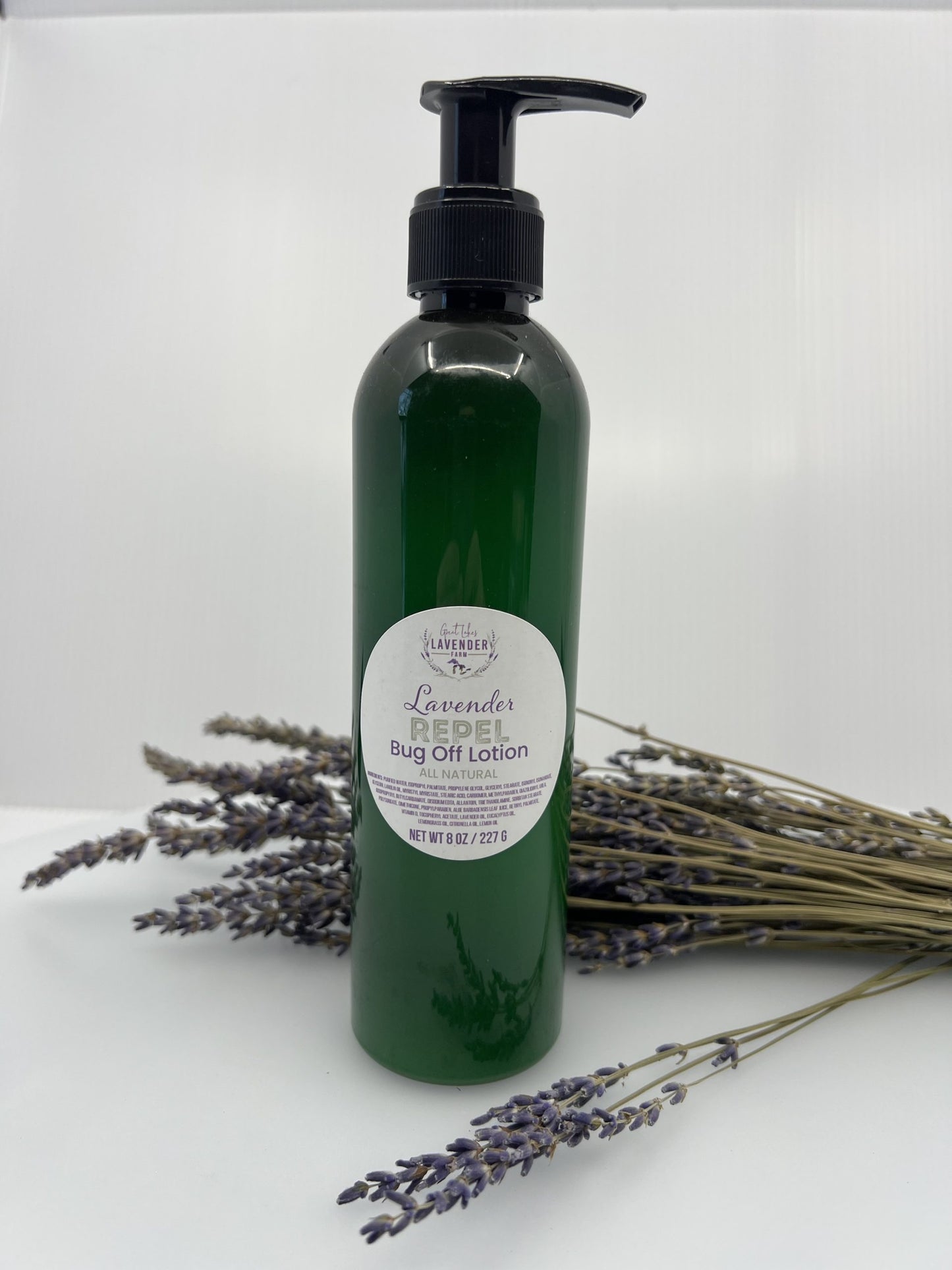 Lavender Repel Bug Off Lotion 8 oz