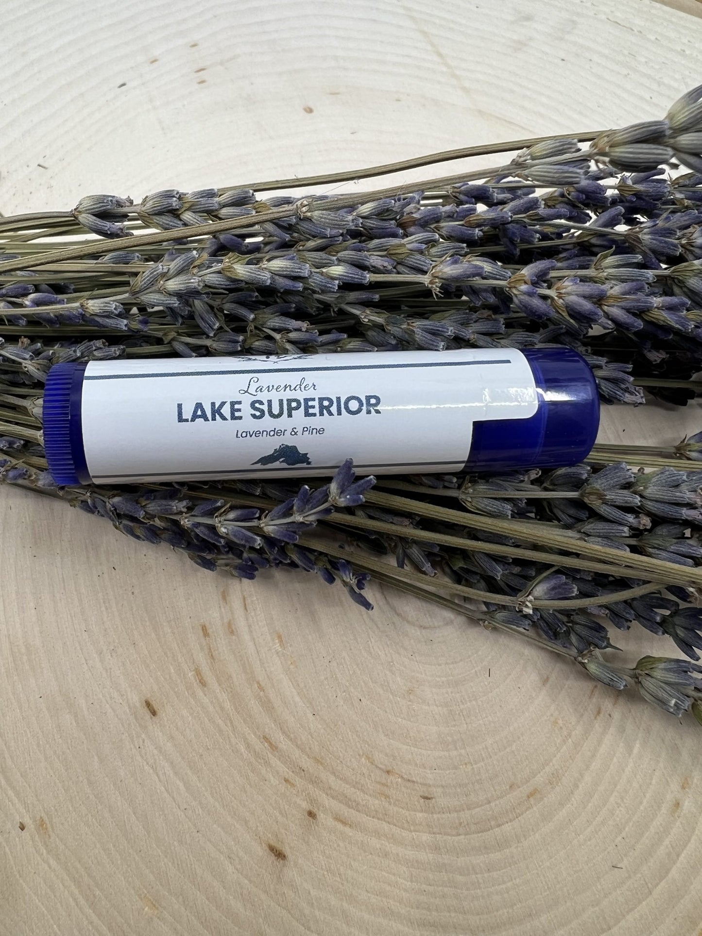 Lavender Lake Superior Lip Balm - Lavender & Pine - Great Lakes Lavender Farm