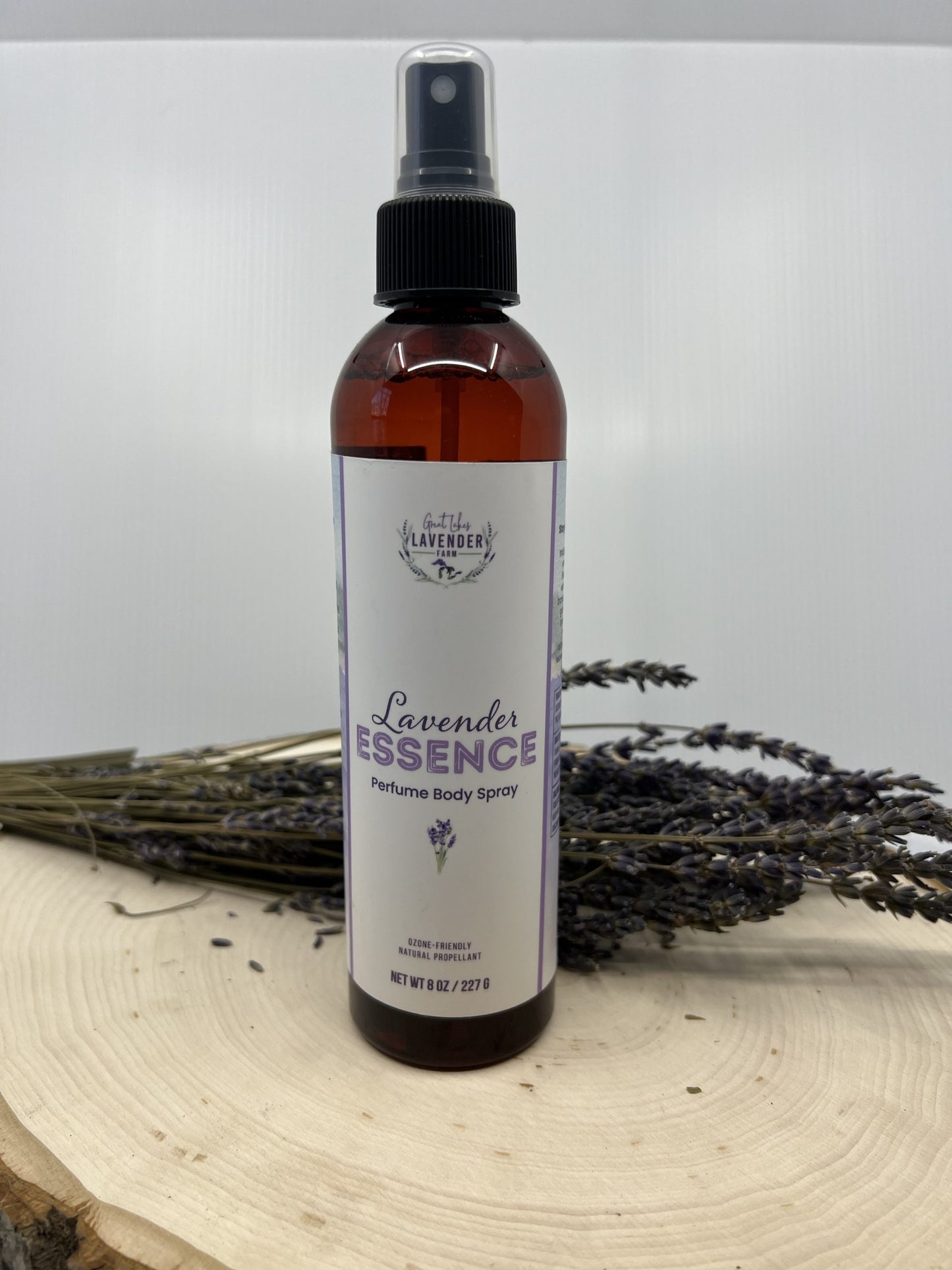 Lavender Essence Perfume Body Spray - 8 oz - Great Lakes Lavender Farm