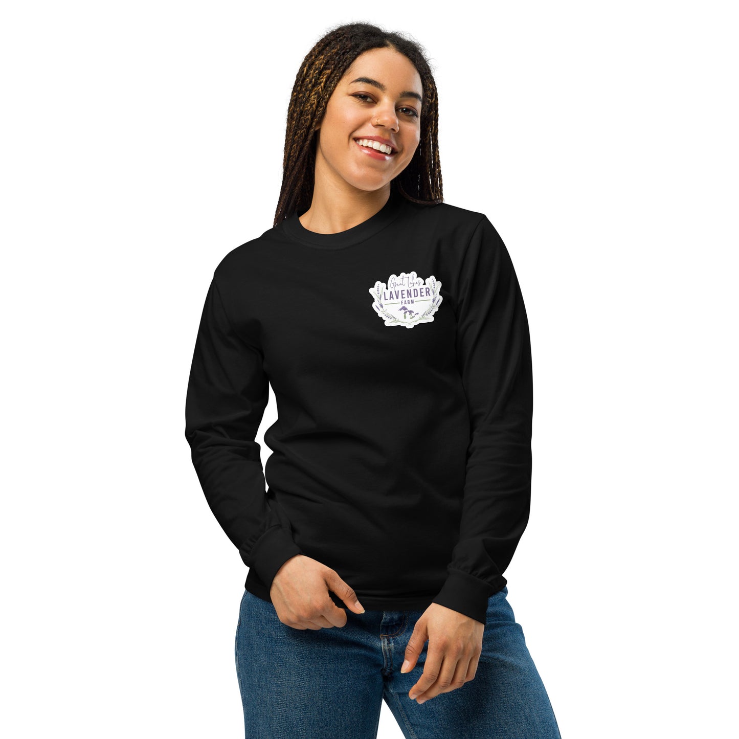 Great Lakes Lavender long-sleeve shirt