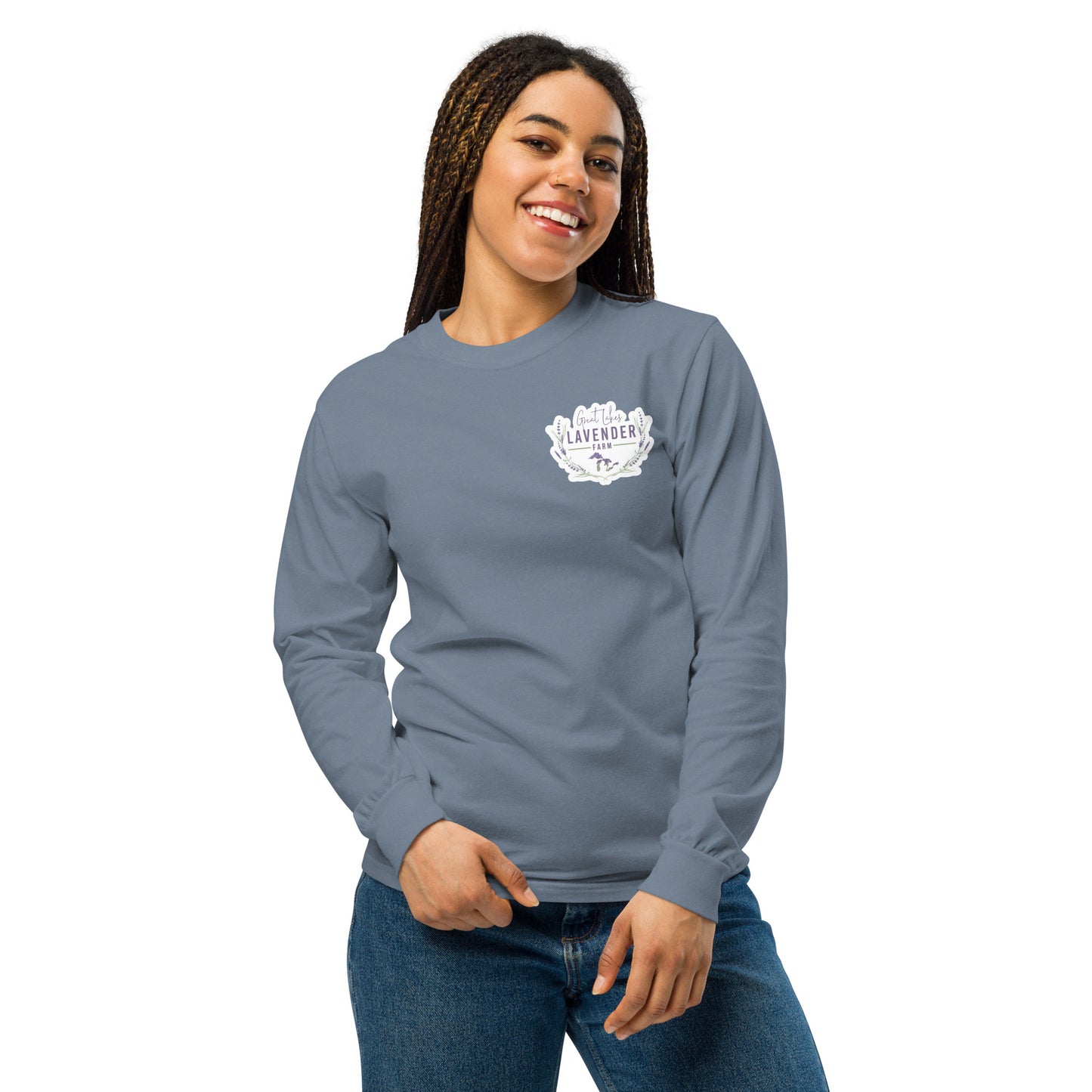Great Lakes Lavender long-sleeve shirt