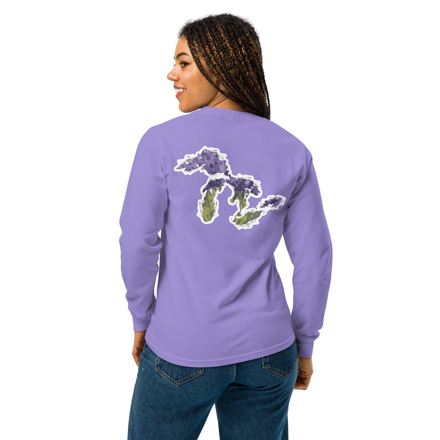 Great Lakes Lavender long-sleeve shirt