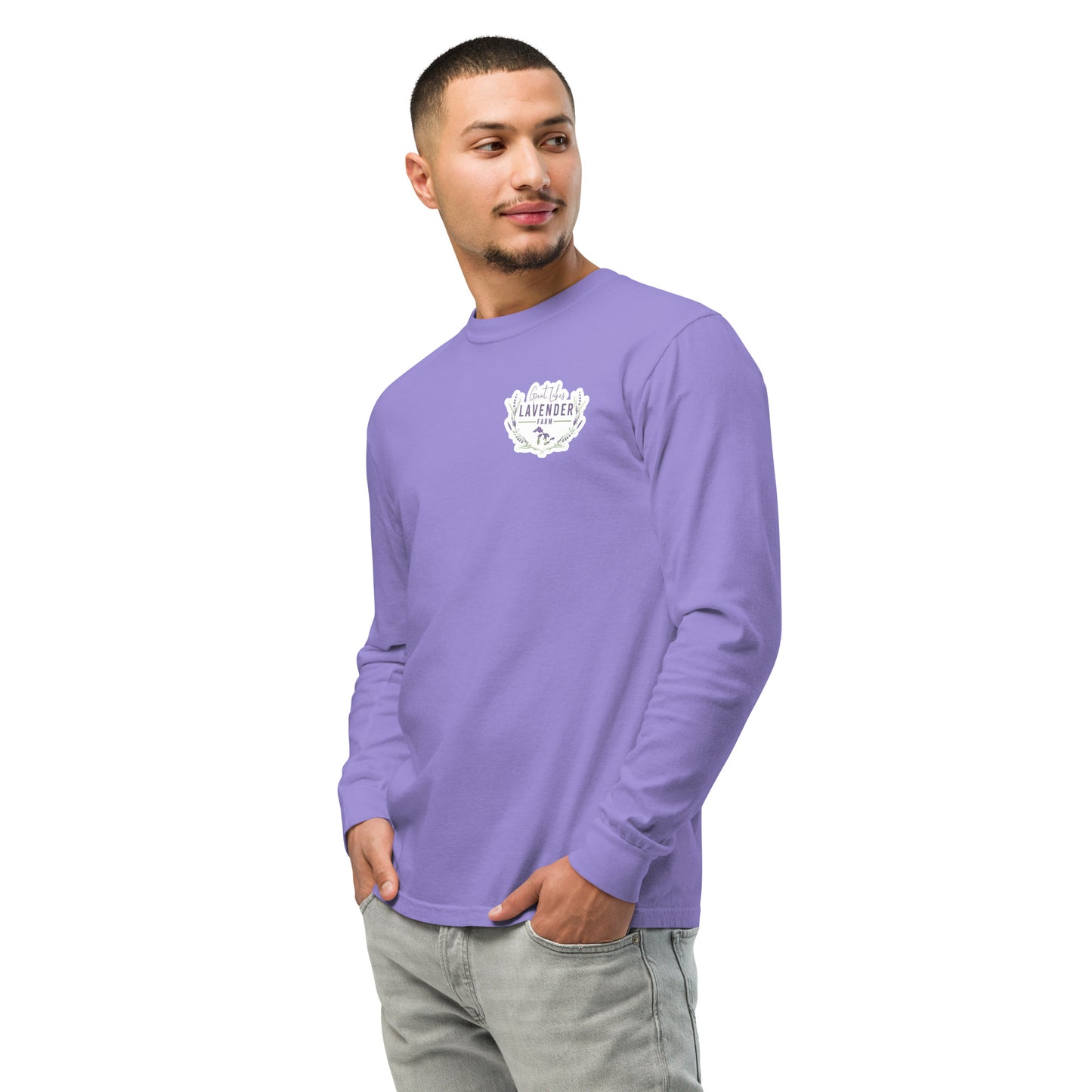 Great Lakes Lavender long-sleeve shirt