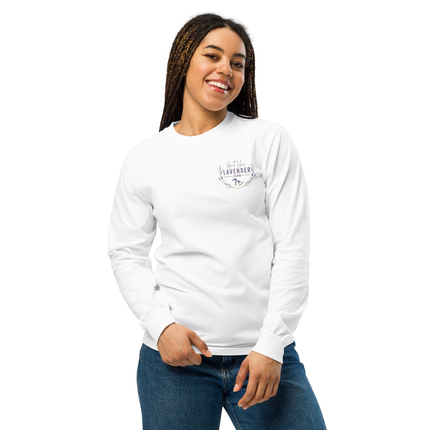 Great Lakes Lavender long-sleeve shirt