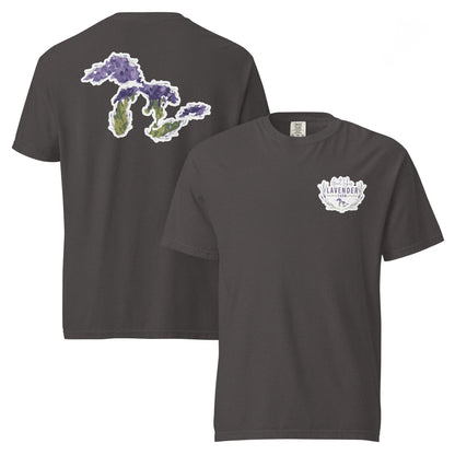 Great Lakes Lavender Farm Unisex T-Shirt - Two-Sided Print
