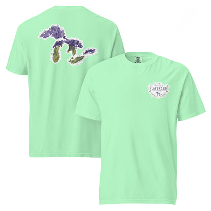 Great Lakes Lavender Farm Unisex T-Shirt - Two-Sided Print