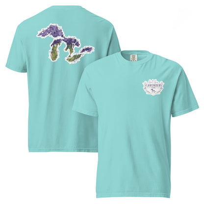 Great Lakes Lavender Farm Unisex T-Shirt - Two-Sided Print