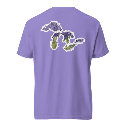 Great Lakes Lavender Farm Unisex T-Shirt - Two-Sided Print
